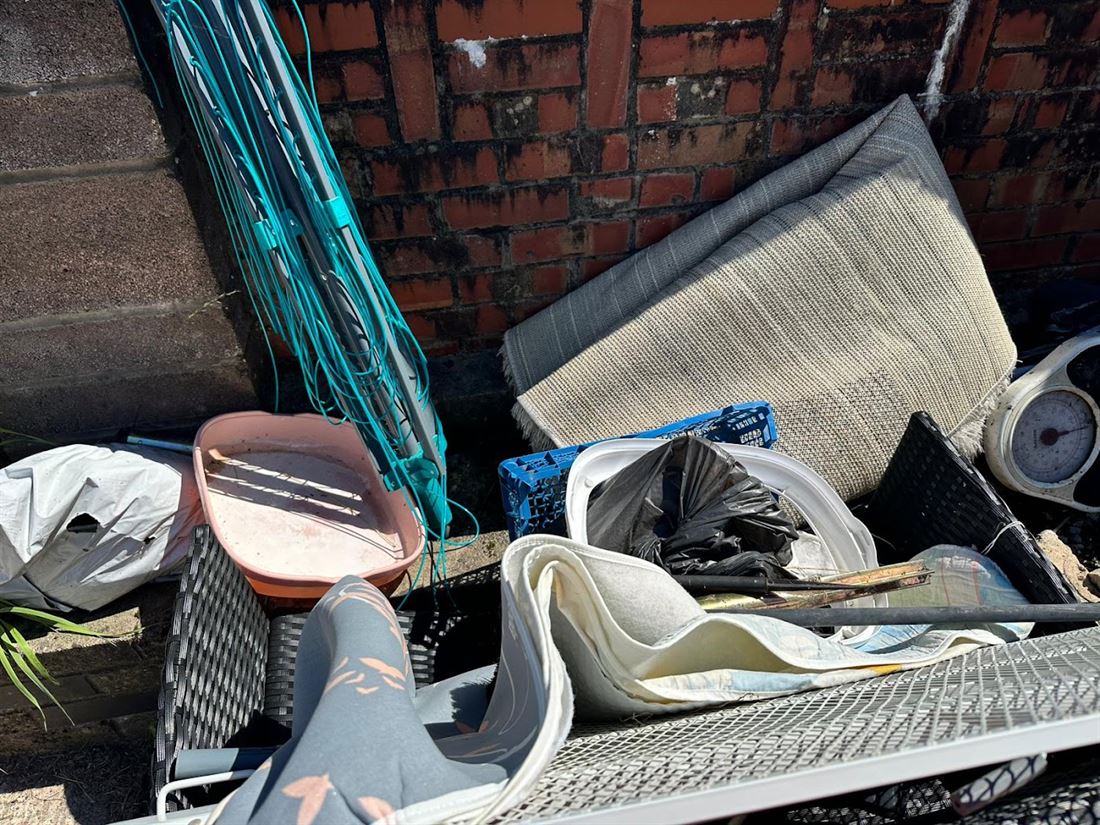 A house clearance in progress